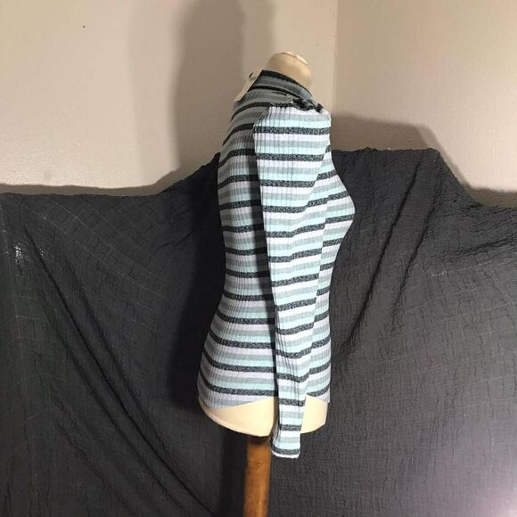 Maeve by Anthropologie Striped Turtleneck Top Size XS - Picture 4 of 11